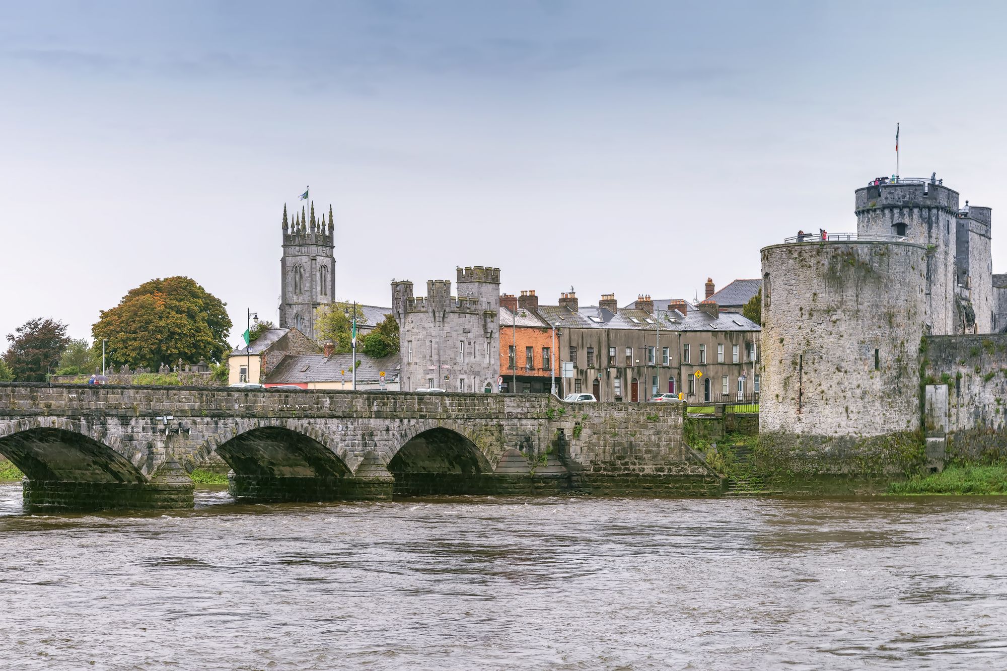 King John's Castle on the River Shannon at Limerick